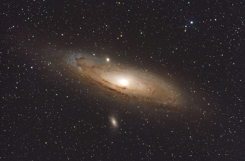 Andromeda Galaxy, photographed by Hari Krishna Malladi.