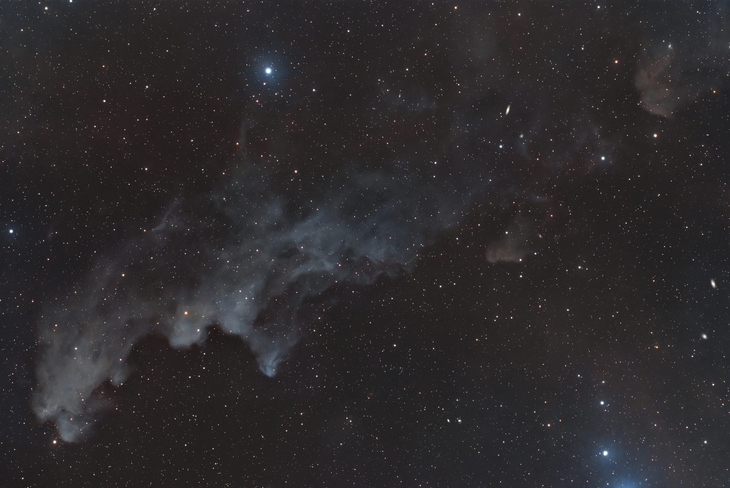 Witch Head Nebula, photographed by Hari Krishna Malladi.